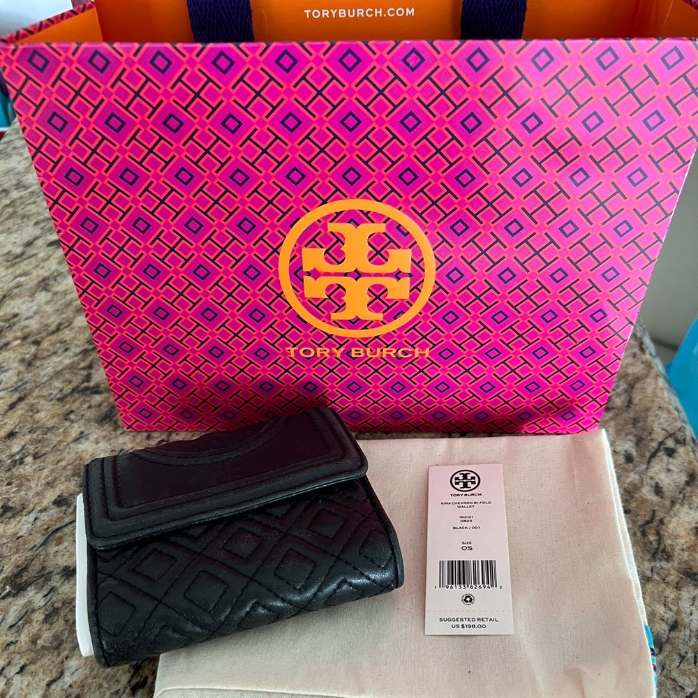 Tory Burch Black Wallet